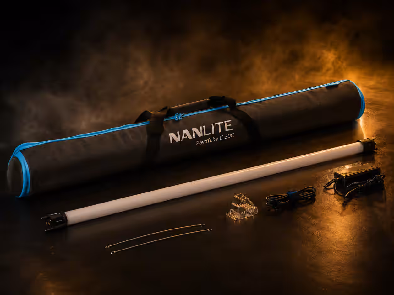 NANLITE PavoTube II 30C – RGB LED Tube Light (2 Lights Set) - Image 1