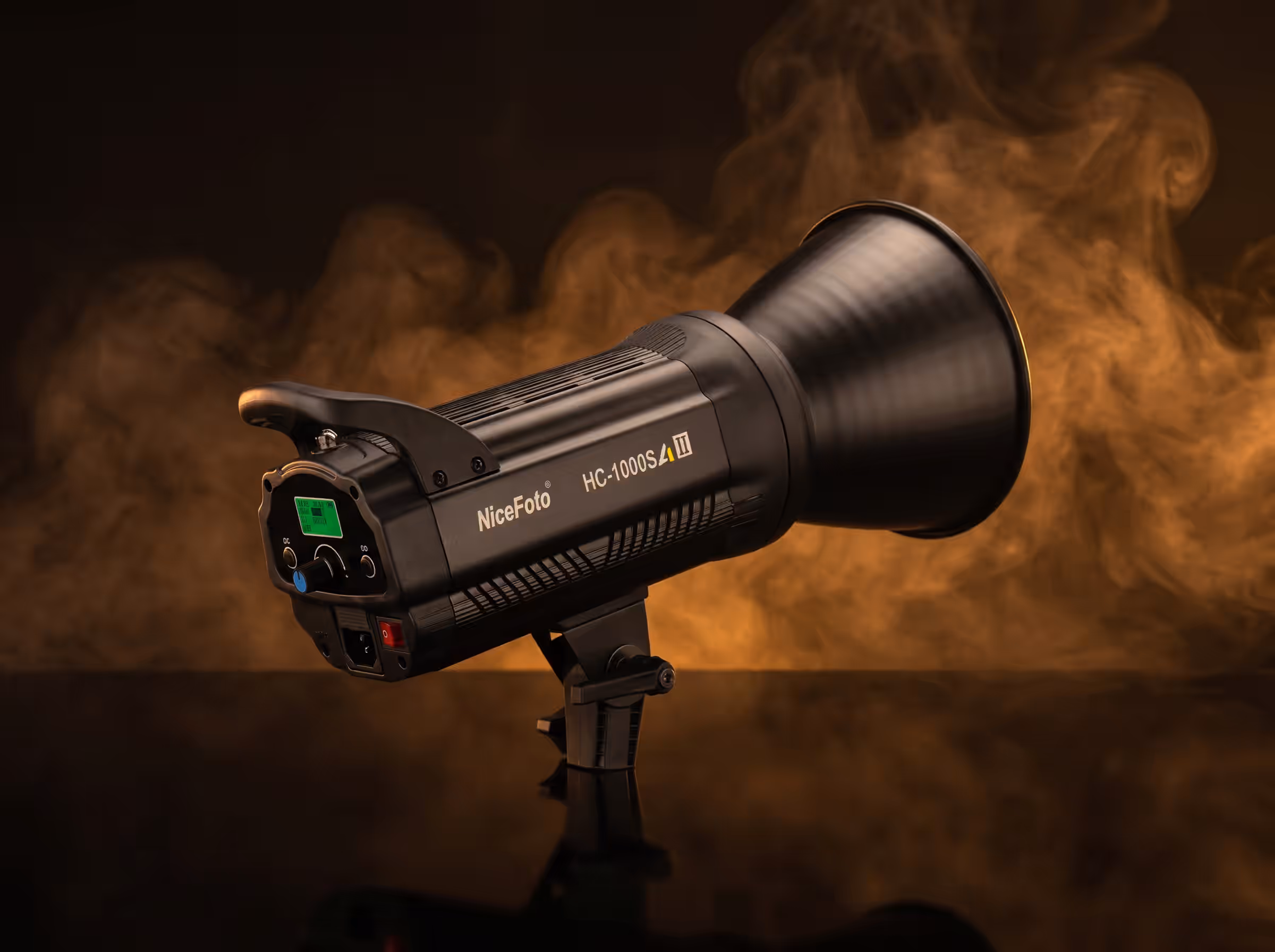 NiceFoto HC-1000SA II – 100W Bi-Color LED Video Light - Image 1