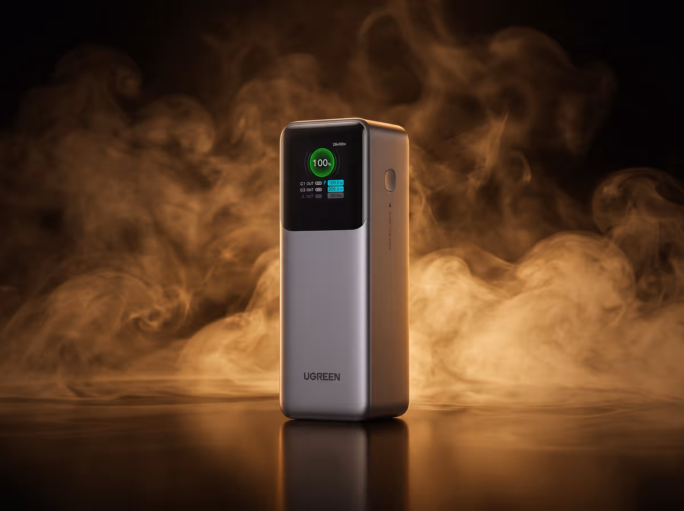 UGREEN 25000mAh 200W Nexode Smart Display Power Bank - Image 1