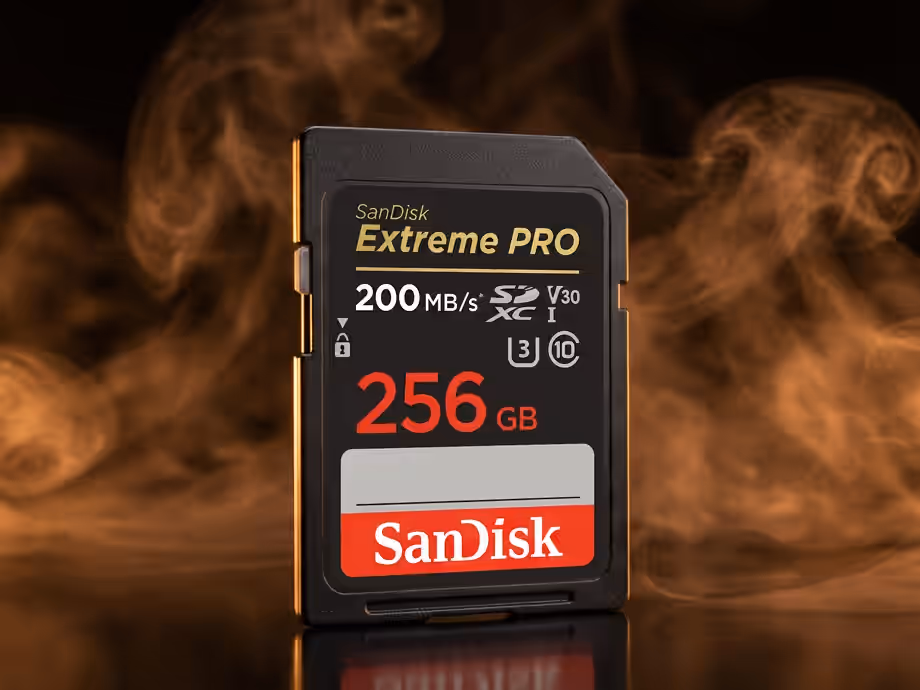 SanDisk 256GB Extreme PRO UHS-I SDXC 200 MB/s SD Card - Image 1