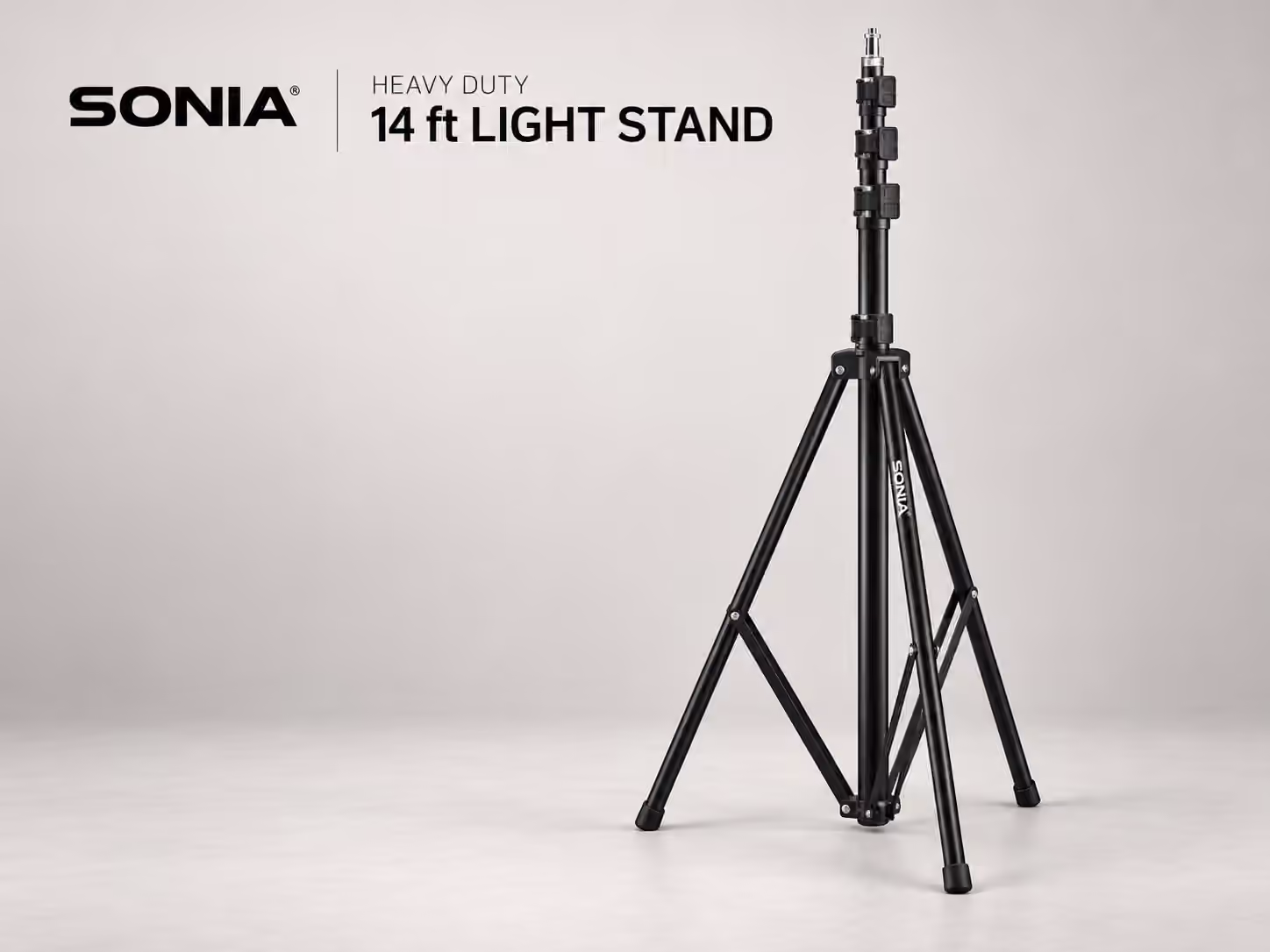 Sonia Light Stand - Extra Heavy Duty (14 feet) - Image 1
