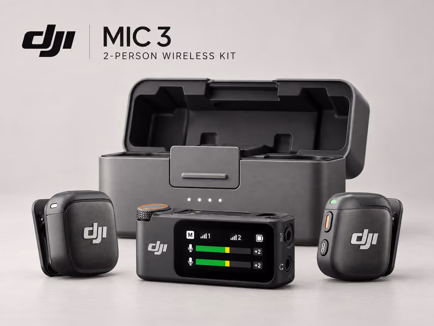 DJI Wireless Microphone - Mic 3 (2-Person) - Image 1