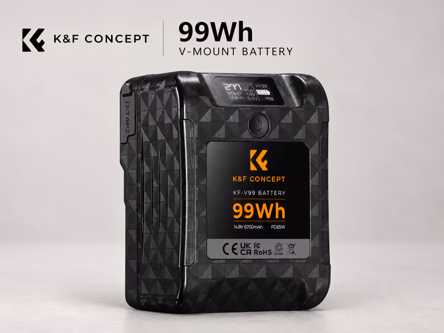 V-Mount 99Wh Battery - K&F Concept
