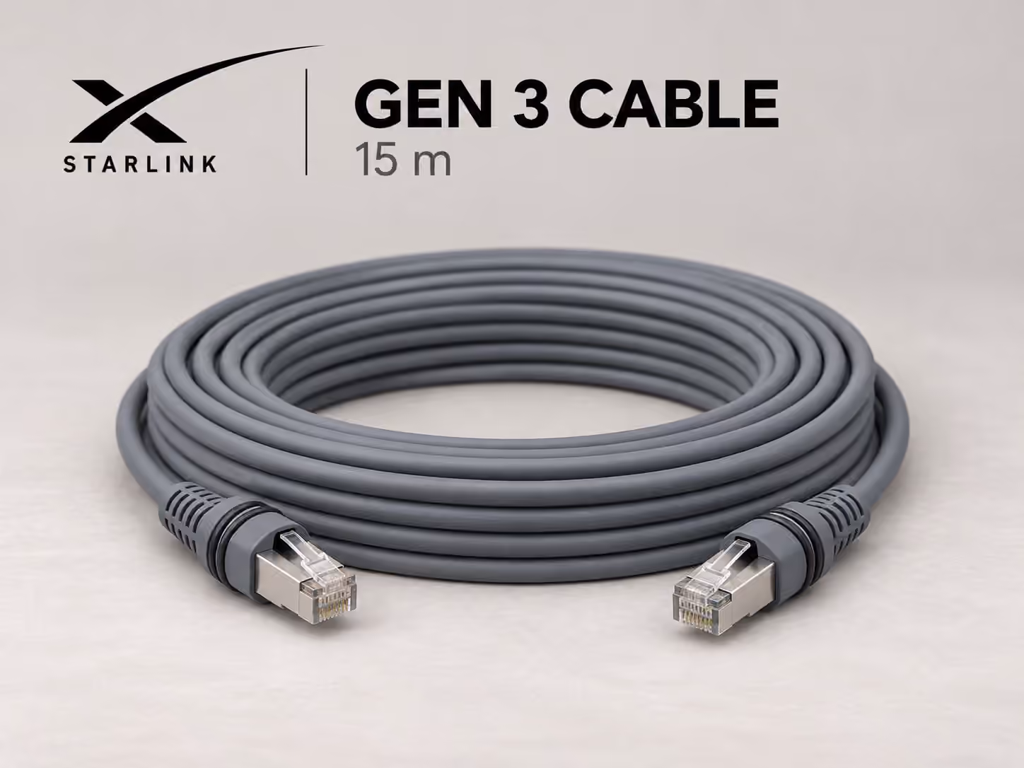 Starlink Gen 3 Ethernet Cable - 15M - Image 1